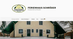 Desktop Screenshot of ferienhaus-schroeder.com
