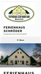 Mobile Screenshot of ferienhaus-schroeder.com