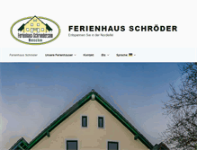 Tablet Screenshot of ferienhaus-schroeder.com